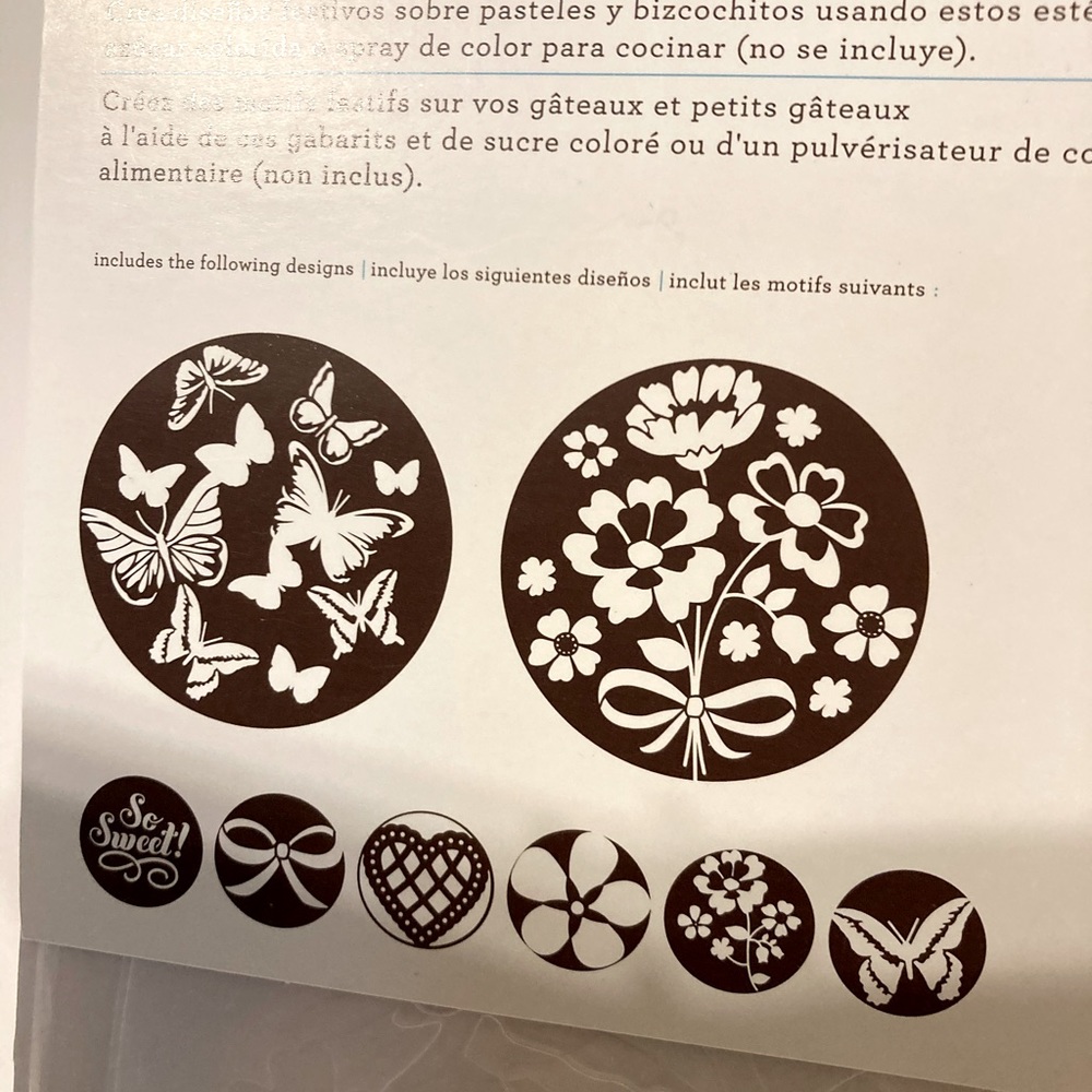 Martha Stewart Cupcake & Cake Stencils - Picture 5 of 5
